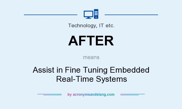 What does AFTER mean? It stands for Assist in Fine Tuning Embedded Real-Time Systems