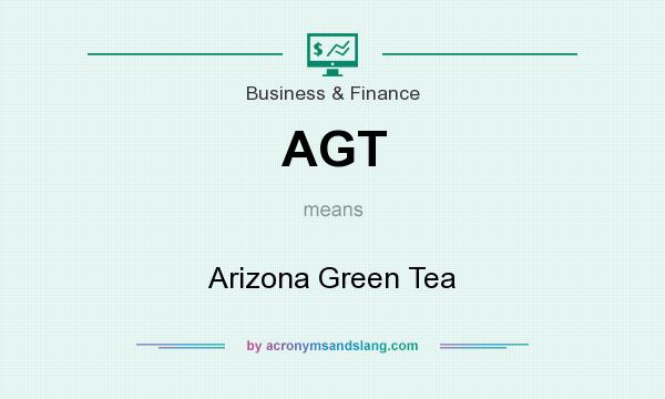 What does AGT mean? It stands for Arizona Green Tea