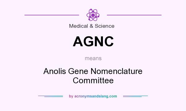 What does AGNC mean? It stands for Anolis Gene Nomenclature Committee