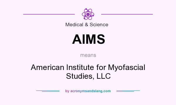 What does AIMS mean? It stands for American Institute for Myofascial Studies, LLC