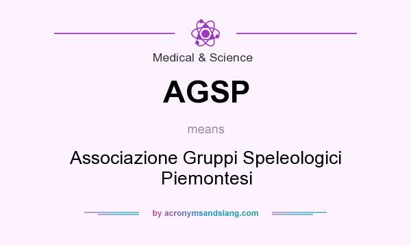 What does AGSP mean? It stands for Associazione Gruppi Speleologici Piemontesi