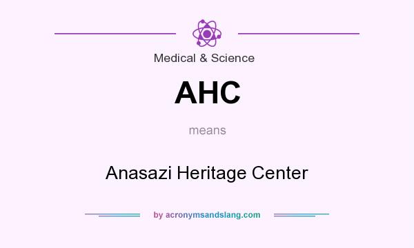 What does AHC mean? It stands for Anasazi Heritage Center