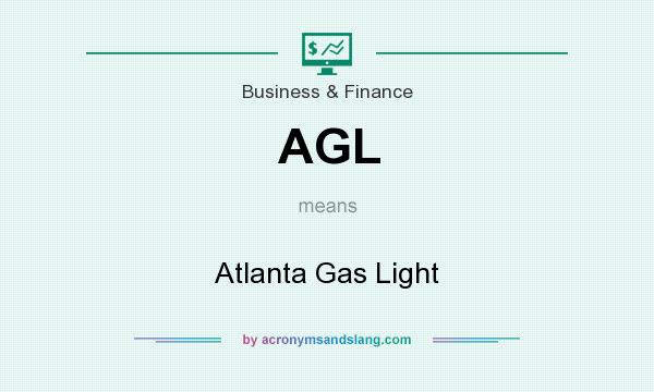 What does AGL mean? It stands for Atlanta Gas Light