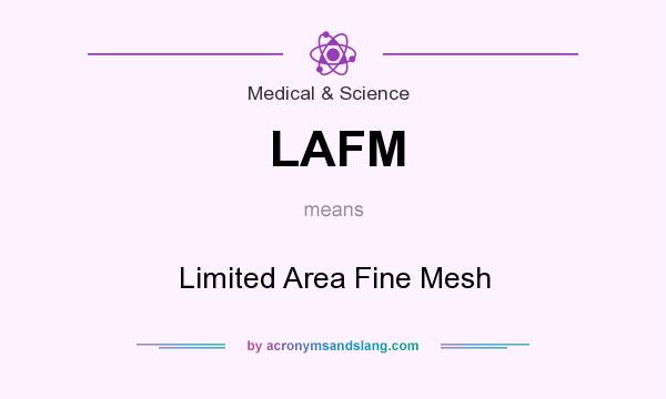 What does LAFM mean? It stands for Limited Area Fine Mesh