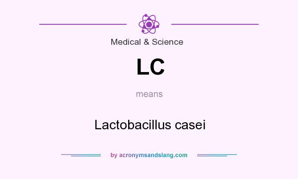 What does LC mean? It stands for Lactobacillus casei