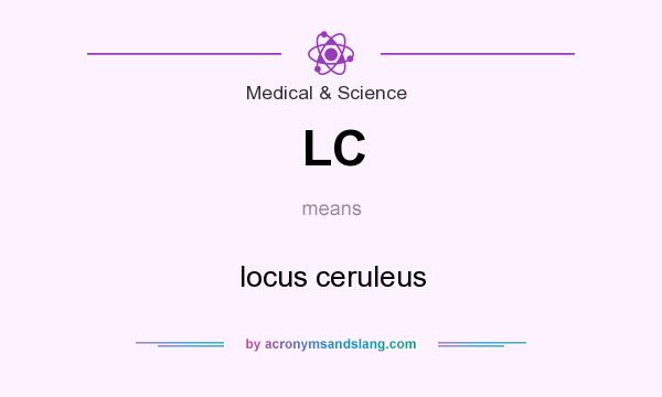 What does LC mean? It stands for locus ceruleus