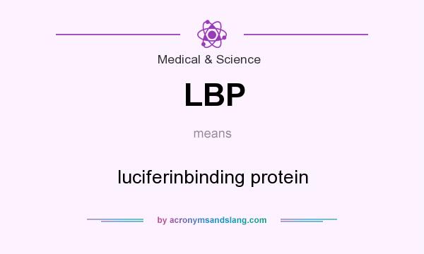 What does LBP mean? It stands for luciferinbinding protein