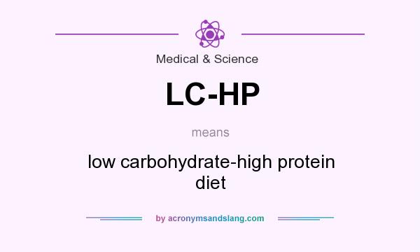 What does LC-HP mean? It stands for low carbohydrate-high protein diet