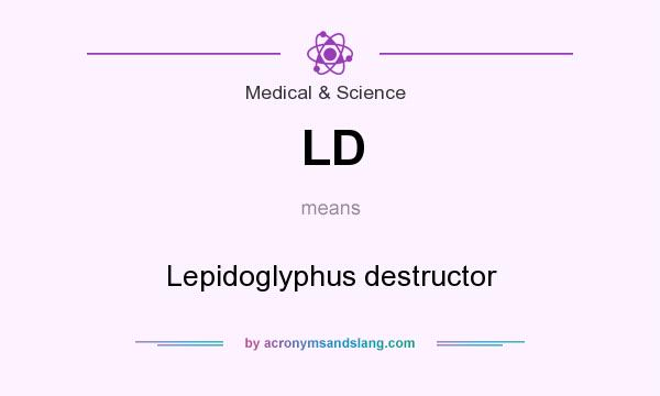What does LD mean? It stands for Lepidoglyphus destructor