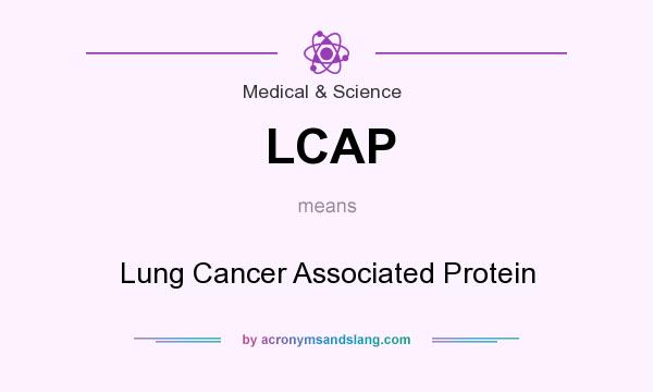 What does LCAP mean? It stands for Lung Cancer Associated Protein