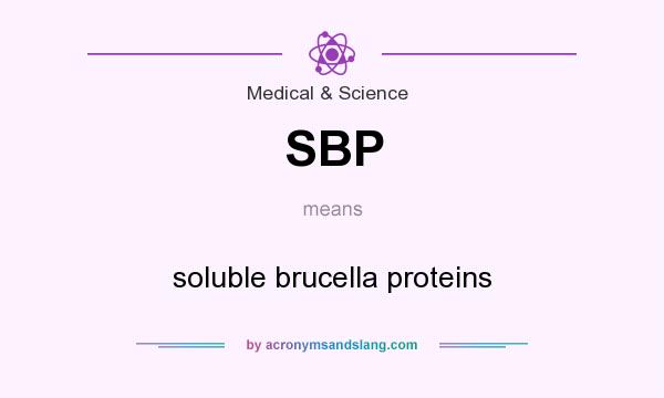 What does SBP mean? It stands for soluble brucella proteins