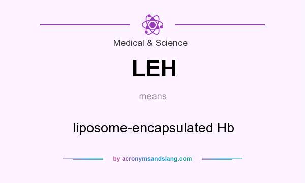 What does LEH mean? It stands for liposome-encapsulated Hb