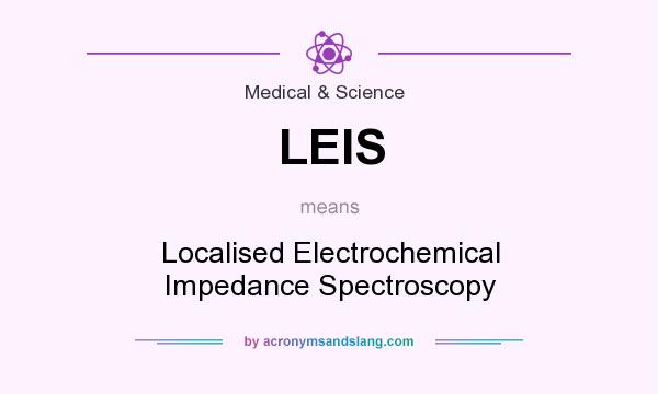What does LEIS mean? It stands for Localised Electrochemical Impedance Spectroscopy