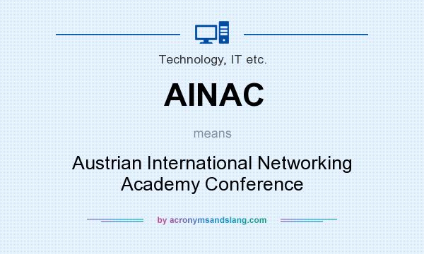 What does AINAC mean? It stands for Austrian International Networking Academy Conference