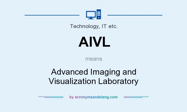 What does AIVL mean? It stands for Advanced Imaging and Visualization Laboratory