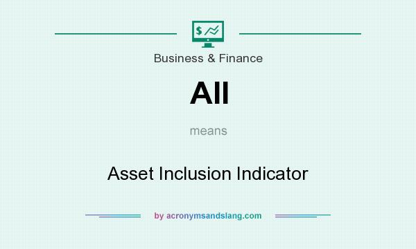 What does AII mean? It stands for Asset Inclusion Indicator
