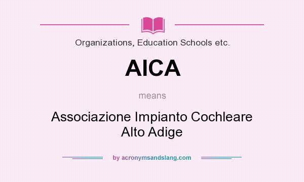 What does AICA mean? It stands for Associazione Impianto Cochleare Alto Adige