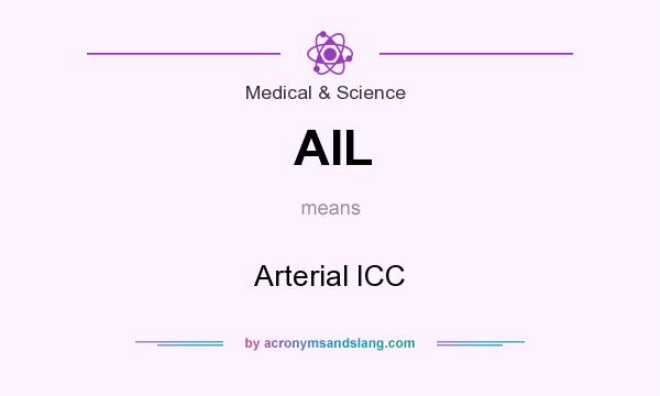 What does AIL mean? It stands for Arterial ICC