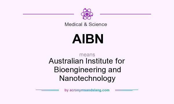 What does AIBN mean? It stands for Australian Institute for Bioengineering and Nanotechnology