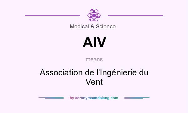 What does AIV mean? It stands for Association de l`Ingénierie du Vent