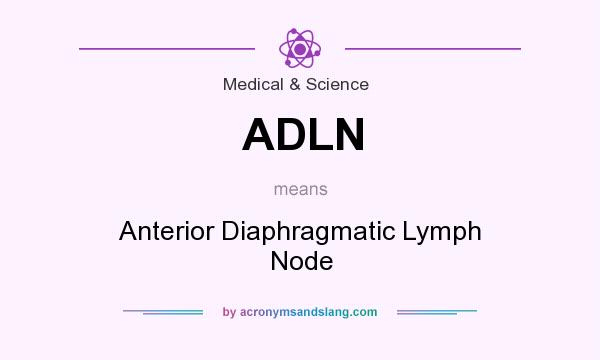 What does ADLN mean? It stands for Anterior Diaphragmatic Lymph Node