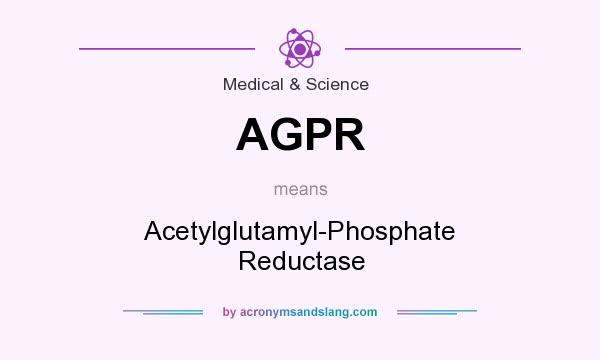 What does AGPR mean? It stands for Acetylglutamyl-Phosphate Reductase