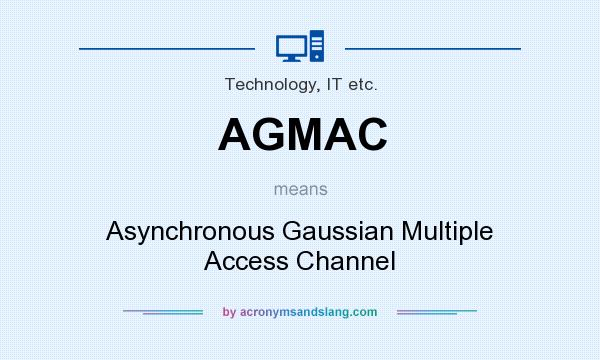 What does AGMAC mean? It stands for Asynchronous Gaussian Multiple Access Channel