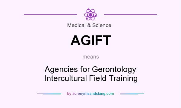 What does AGIFT mean? It stands for Agencies for Gerontology Intercultural Field Training