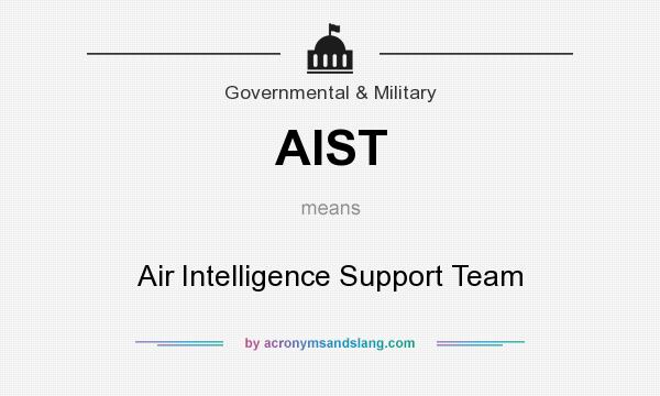 What does AIST mean? It stands for Air Intelligence Support Team