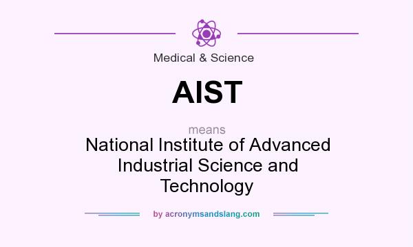 What does AIST mean? It stands for National Institute of Advanced Industrial Science and Technology