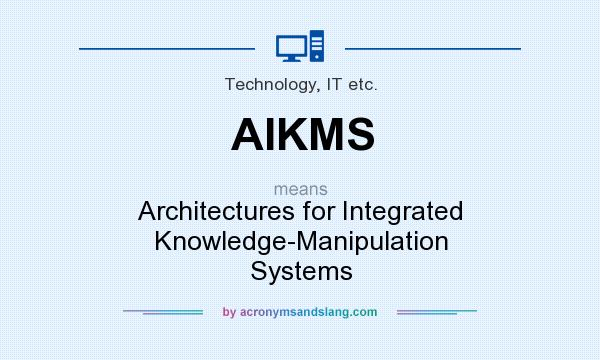 What does AIKMS mean? It stands for Architectures for Integrated Knowledge-Manipulation Systems