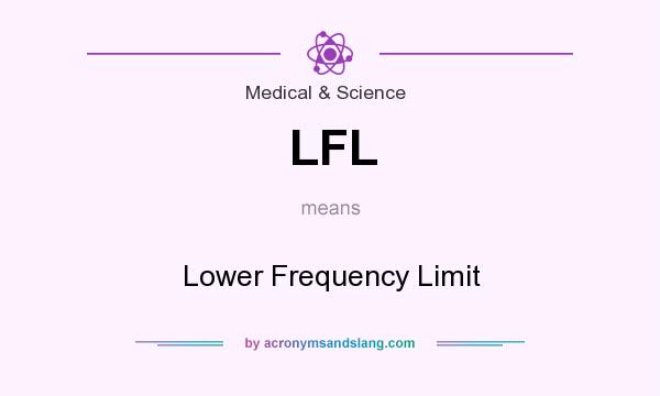 What does LFL mean? It stands for Lower Frequency Limit