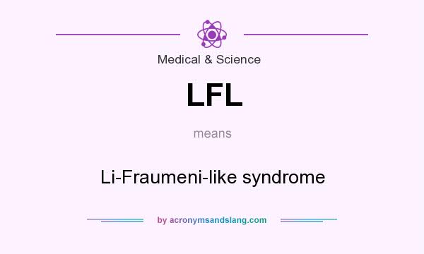 What does LFL mean? It stands for Li-Fraumeni-like syndrome