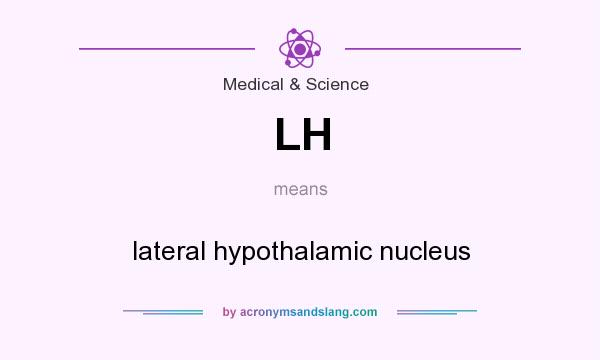 What does LH mean? It stands for lateral hypothalamic nucleus