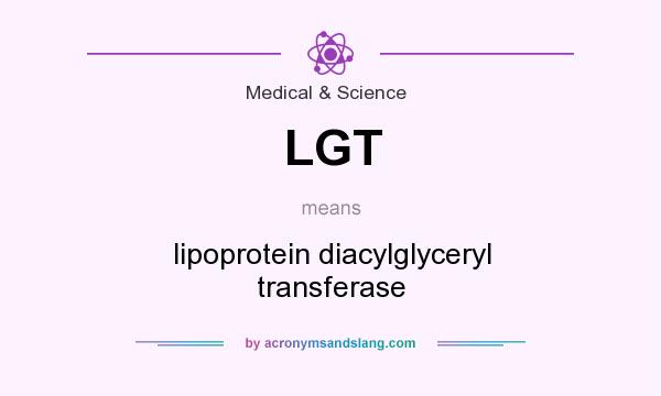 What does LGT mean? It stands for lipoprotein diacylglyceryl transferase