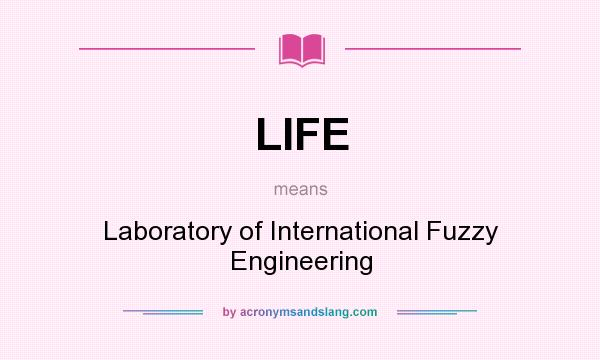 What does LIFE mean? It stands for Laboratory of International Fuzzy Engineering