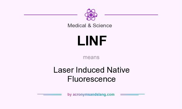 What does LINF mean? It stands for Laser Induced Native Fluorescence