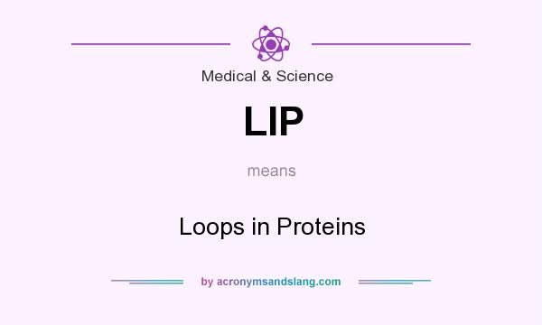 What does LIP mean? It stands for Loops in Proteins