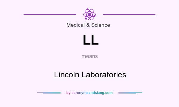 What does LL mean? It stands for Lincoln Laboratories