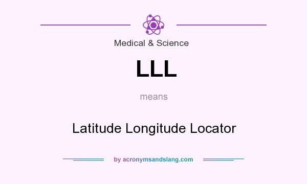 What does LLL mean? It stands for Latitude Longitude Locator