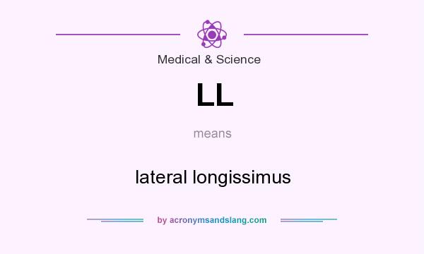 What does LL mean? It stands for lateral longissimus
