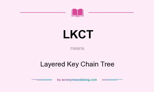 What does LKCT mean? It stands for Layered Key Chain Tree