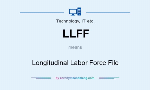 What does LLFF mean? It stands for Longitudinal Labor Force File