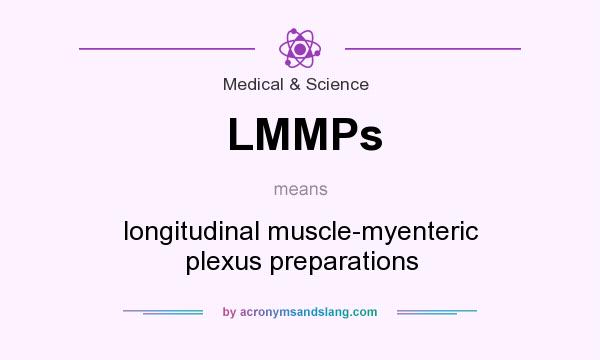 What does LMMPs mean? It stands for longitudinal muscle-myenteric plexus preparations