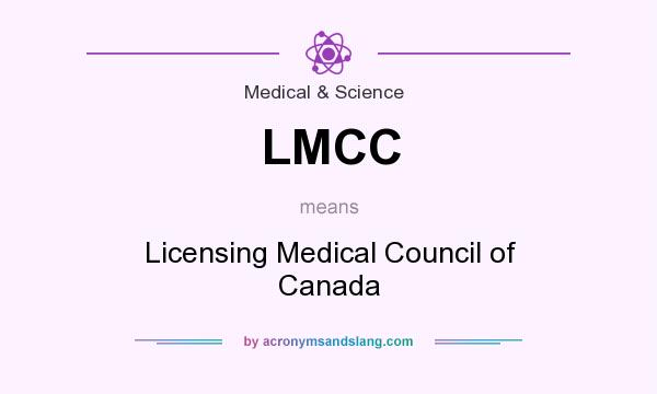What does LMCC mean? It stands for Licensing Medical Council of Canada