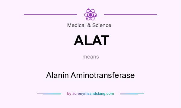 What does ALAT mean? It stands for Alanin Aminotransferase