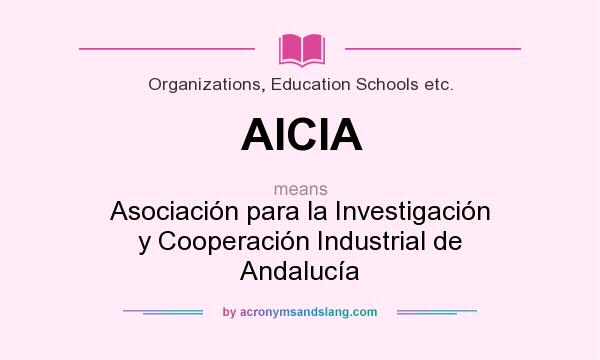 What does AICIA mean? It stands for Asociación para la Investigación y Cooperación Industrial de Andalucía