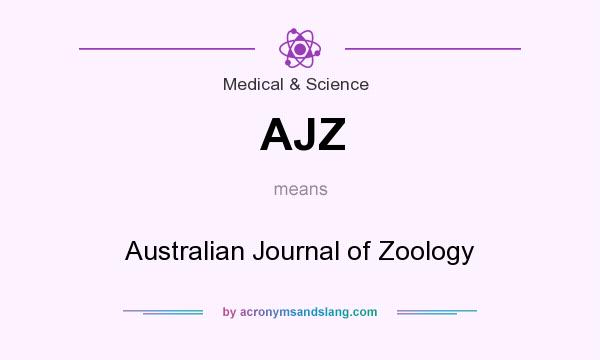 What does AJZ mean? It stands for Australian Journal of Zoology