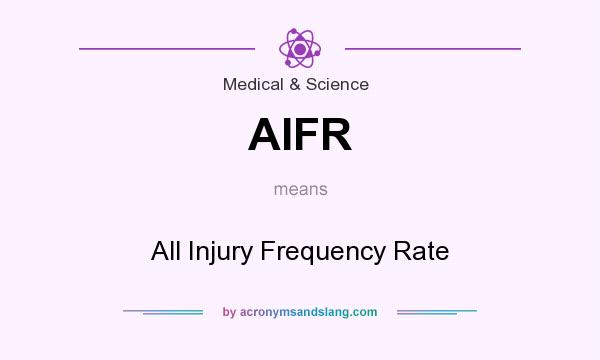 What does AIFR mean? It stands for All Injury Frequency Rate