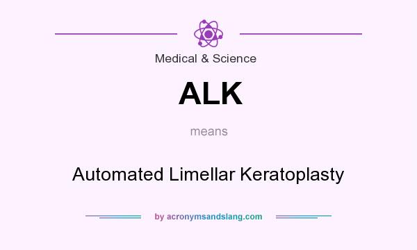 What does ALK mean? It stands for Automated Limellar Keratoplasty